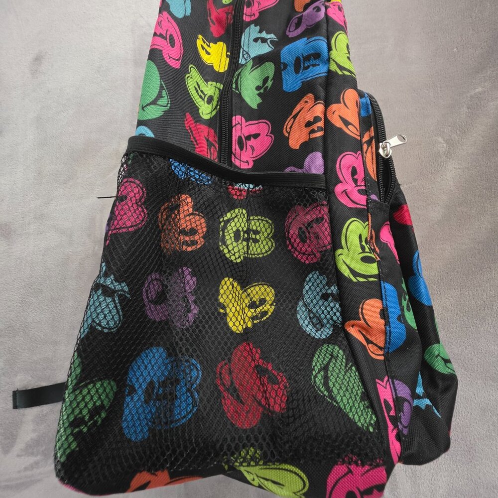Disneyland Resort Park Exclusive Black Backpack Rainbow MICKEY Silhouette - Picture 5 of 11
